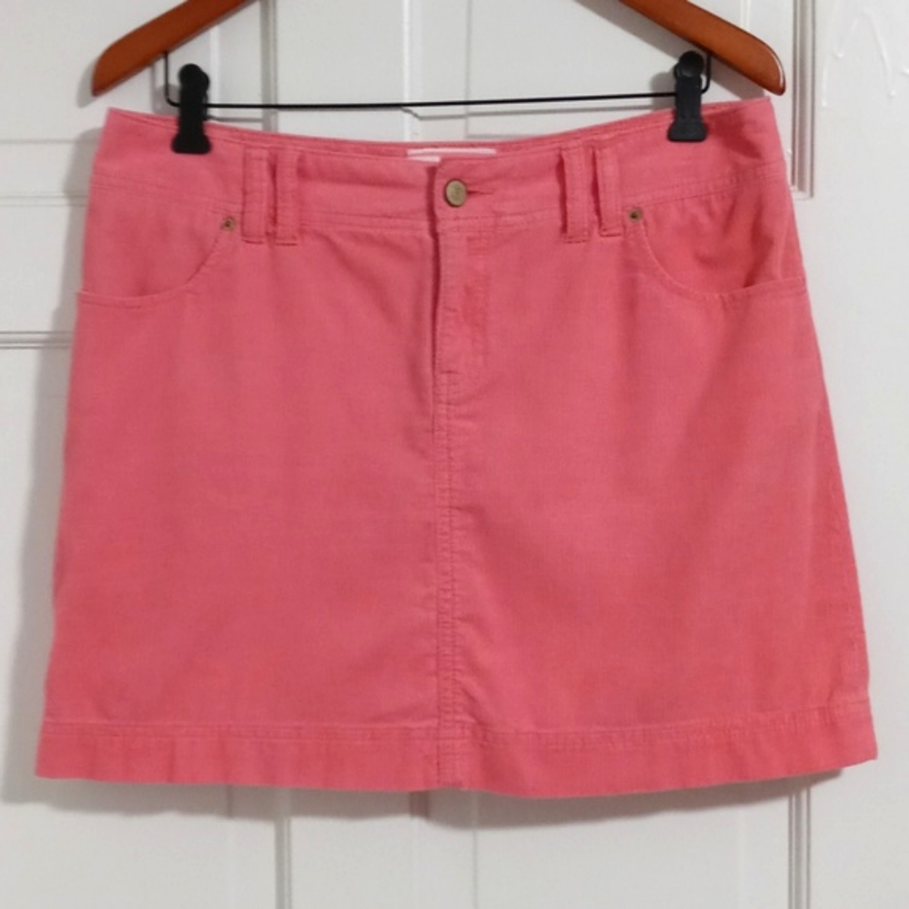 🌺VTG Lilly Pulitzer🌺 - Pink Meggie Corduroy "Palm Beach Fit" Skirt